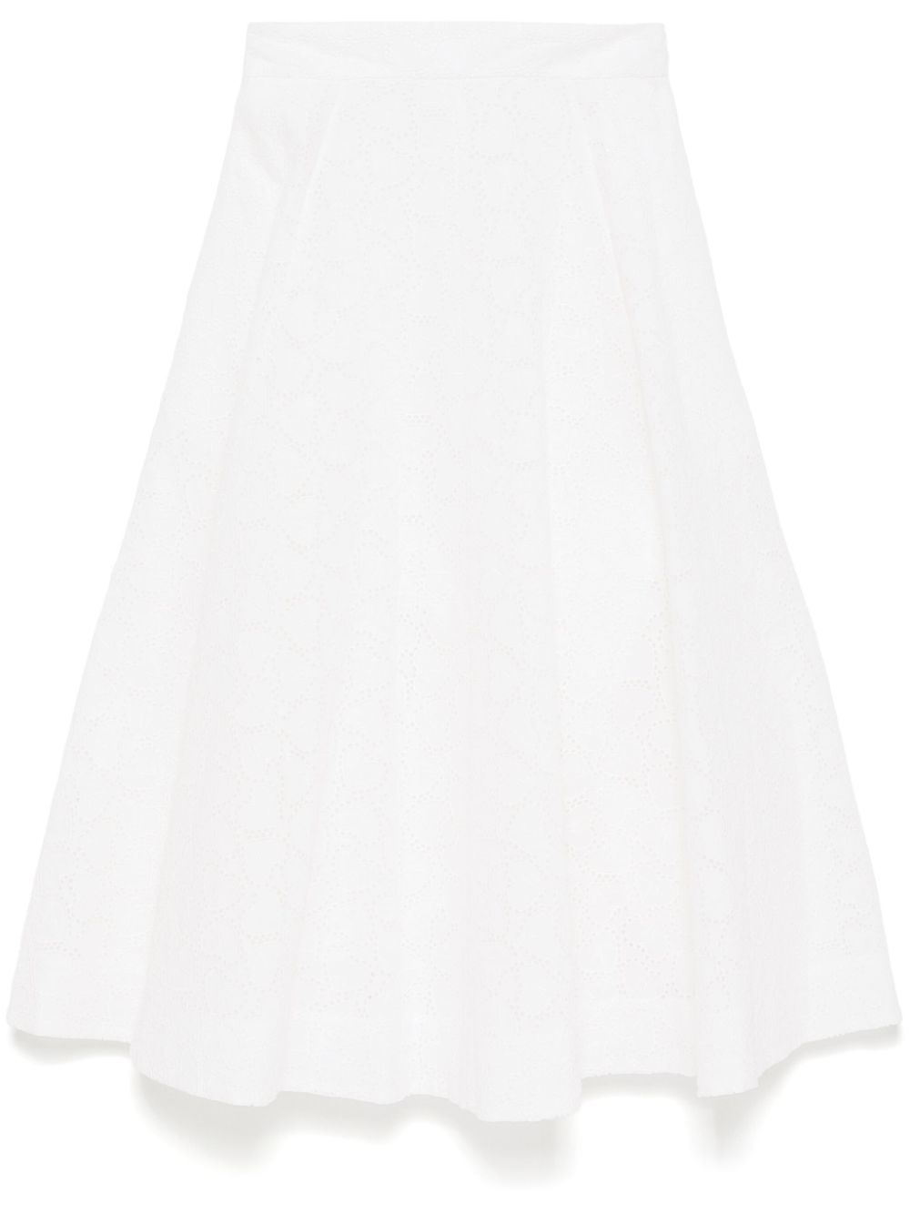 2540SR251IVO 크러쉬 코튼 미디 스커트